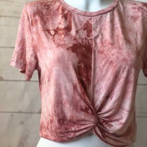 🥚Brand new Cute top belly shirt Tie-dye crop top